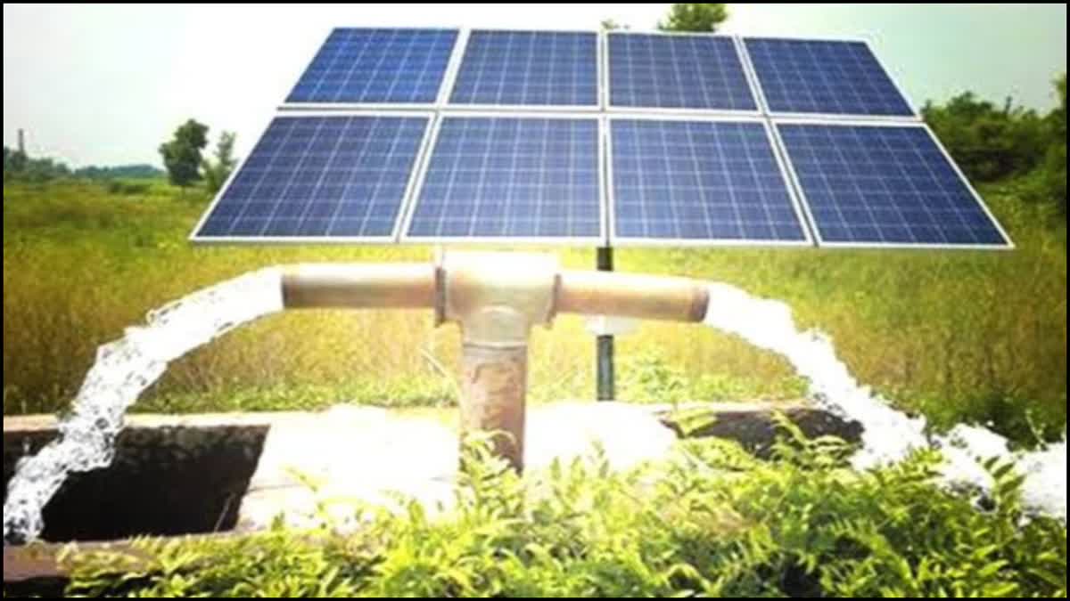 Farmer solar pump connection