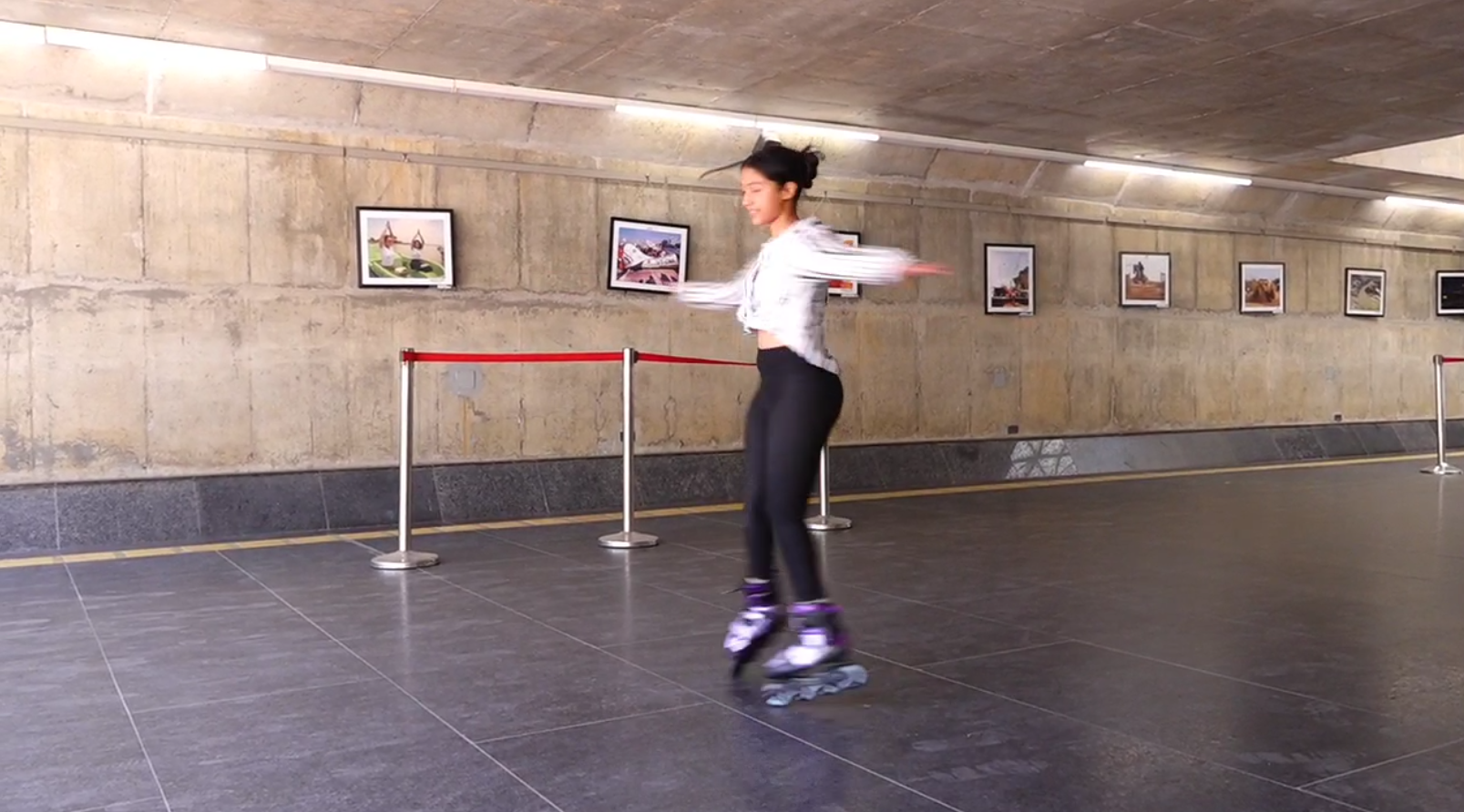 Chandigarh skating girl Janvi Jindal learned skating by watching YouTube does Bhangra wearing skates now in Guinness World Records
