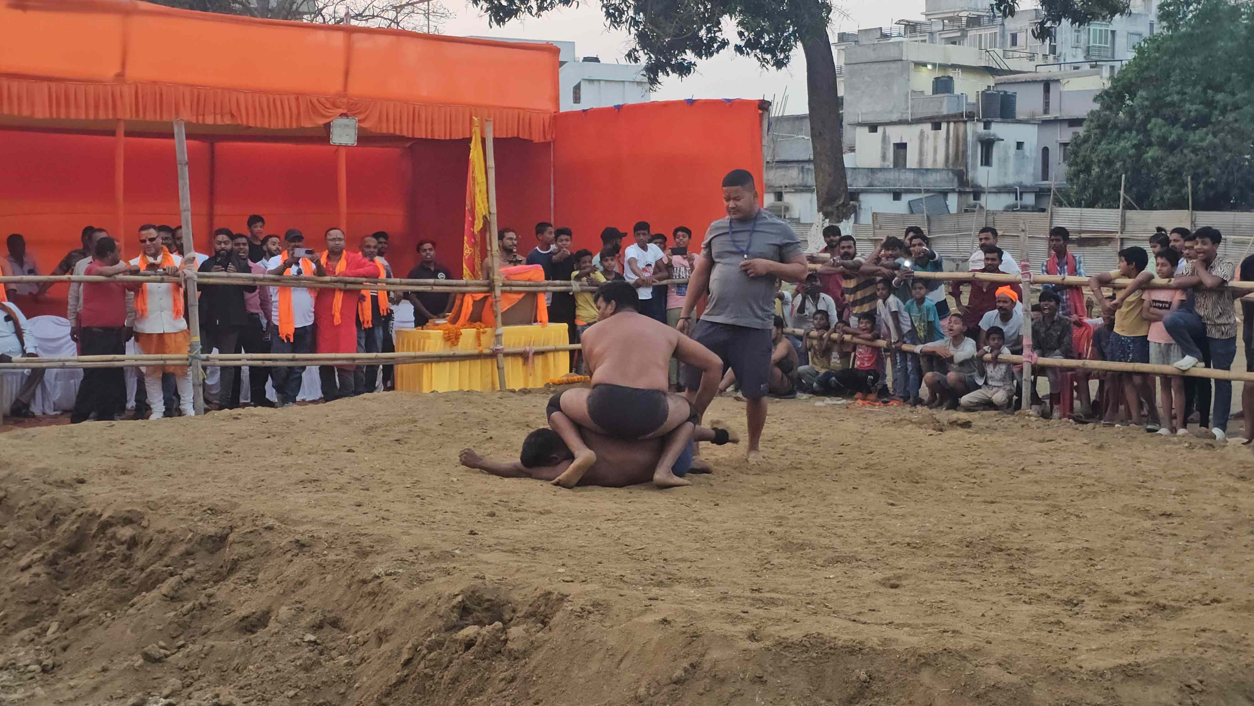 wrestling competition in Hazaribag