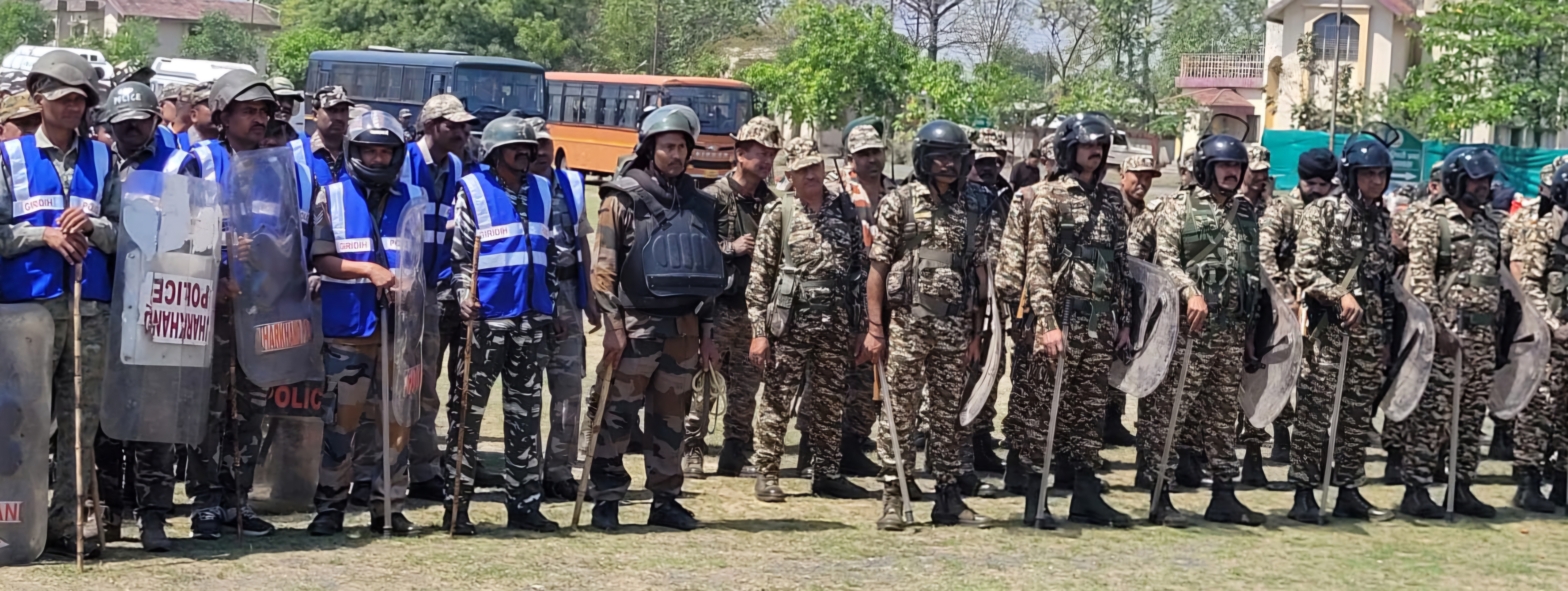 Security on Ram Navami in Giridih