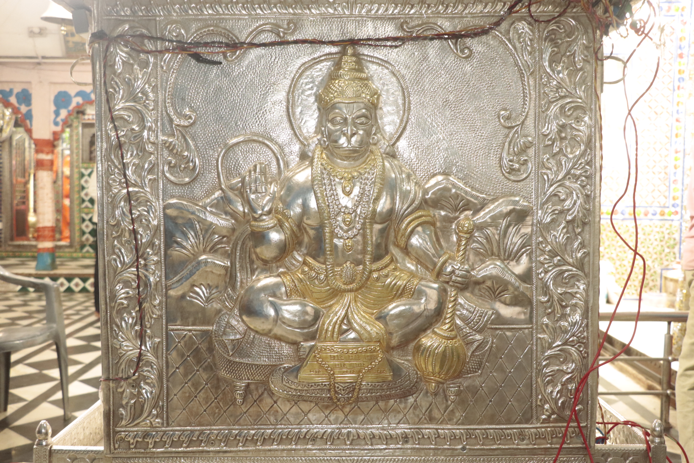 silver palanquin