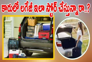 Luggage Storage Tips in Car