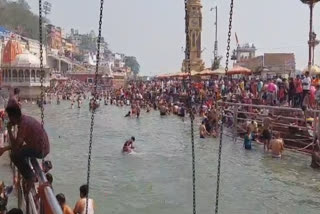 At least 223 Hindu pilgrims from Pakistan immersed the ashes of around 22 deceased people in the Ganga River at Asthi Pravah Ghat in Uttarakhand’s Haridwar.