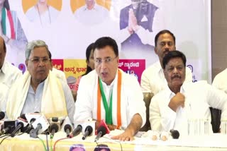 Siddaramaiah, Randeep Singh Surjewala  press conference in Belgaum