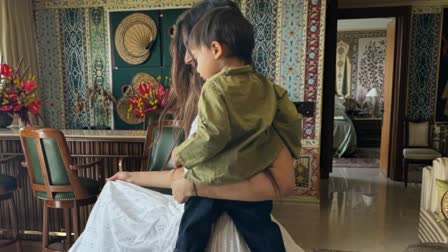 Sonam Kapoor and son Vayu