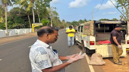 തൃശൂർ  കാട്ടുപന്നിയുടെ ജഡം കണ്ടെത്തി  CARCASS OF WILD BOAR  WILD BOAR ACCIDENT