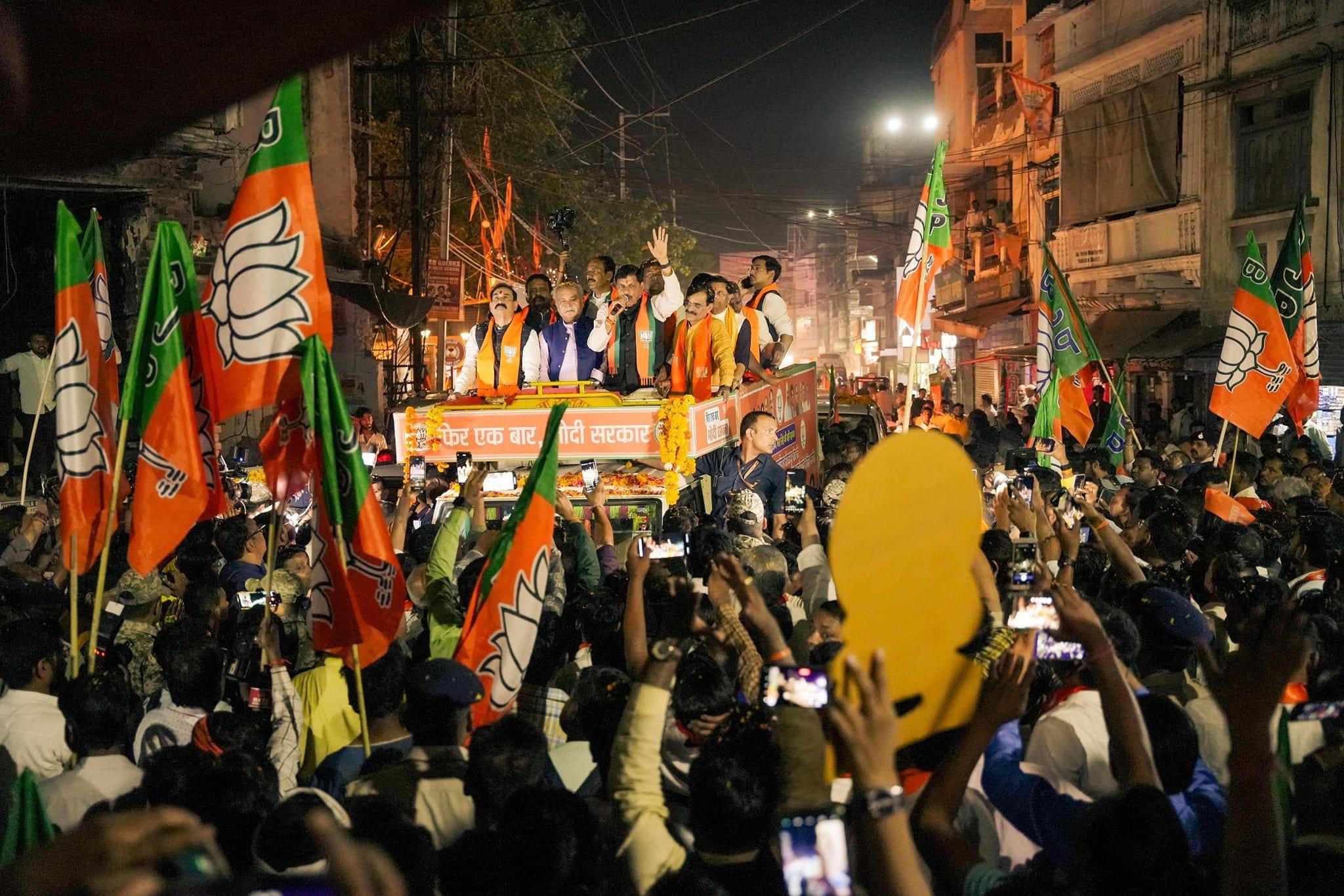 Mohan Yadav road show gwalior