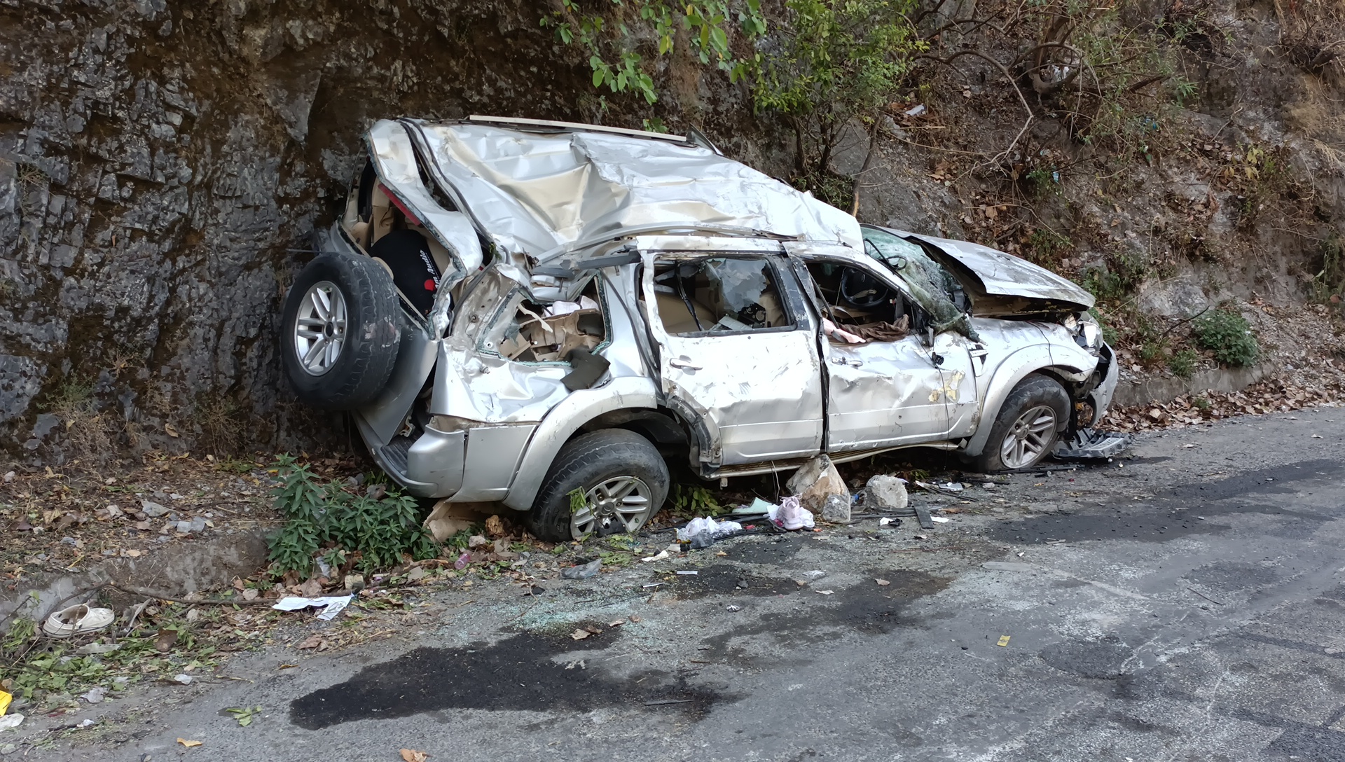 Mussoorie Crash Barrier