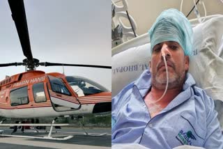 VIDISHA PATIENT AIRLIFTED TO NAGPUR