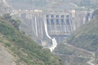 SALAL DAM ON CHENAB RIVER