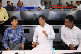 Delhi Minister Pravesh Verma at Central Command Center