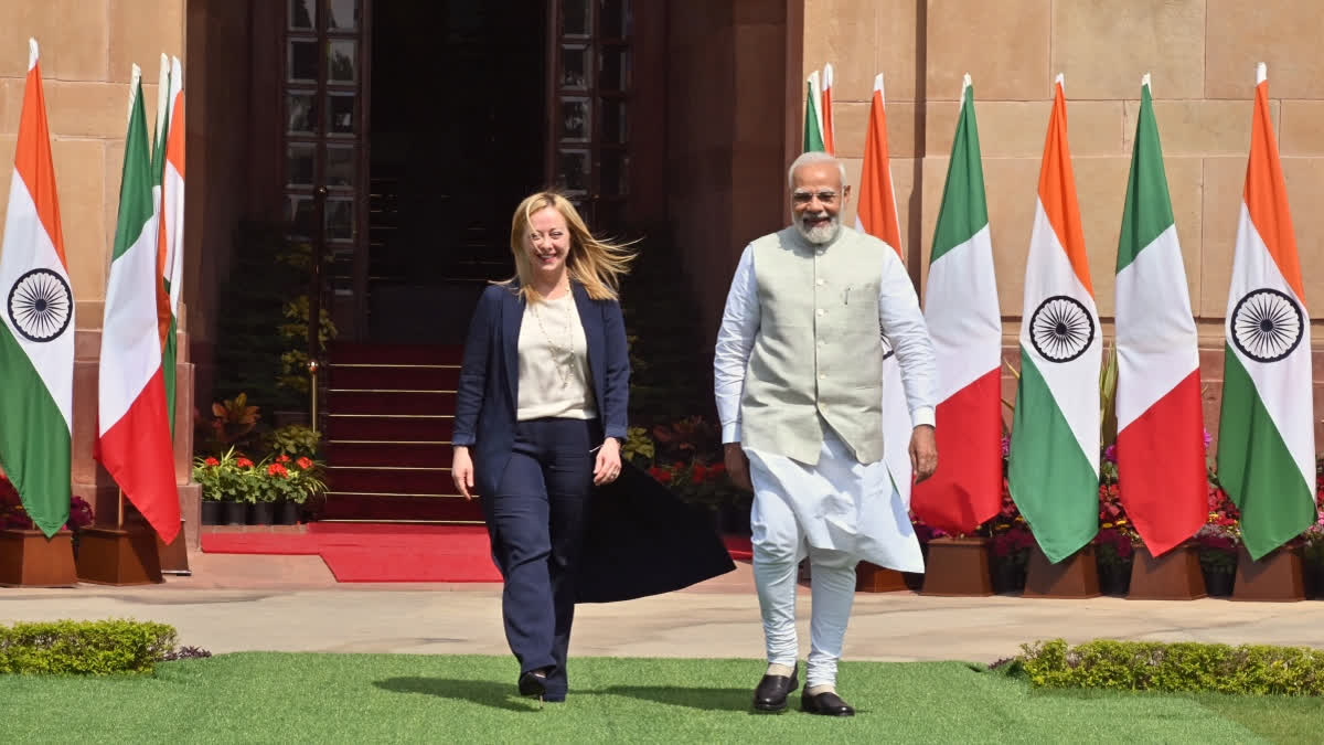 Italian PM Extols Bilateral Ties, Congratulates Modi on Electoral Triumph; Says ' Will Work to Unite India, Italy'