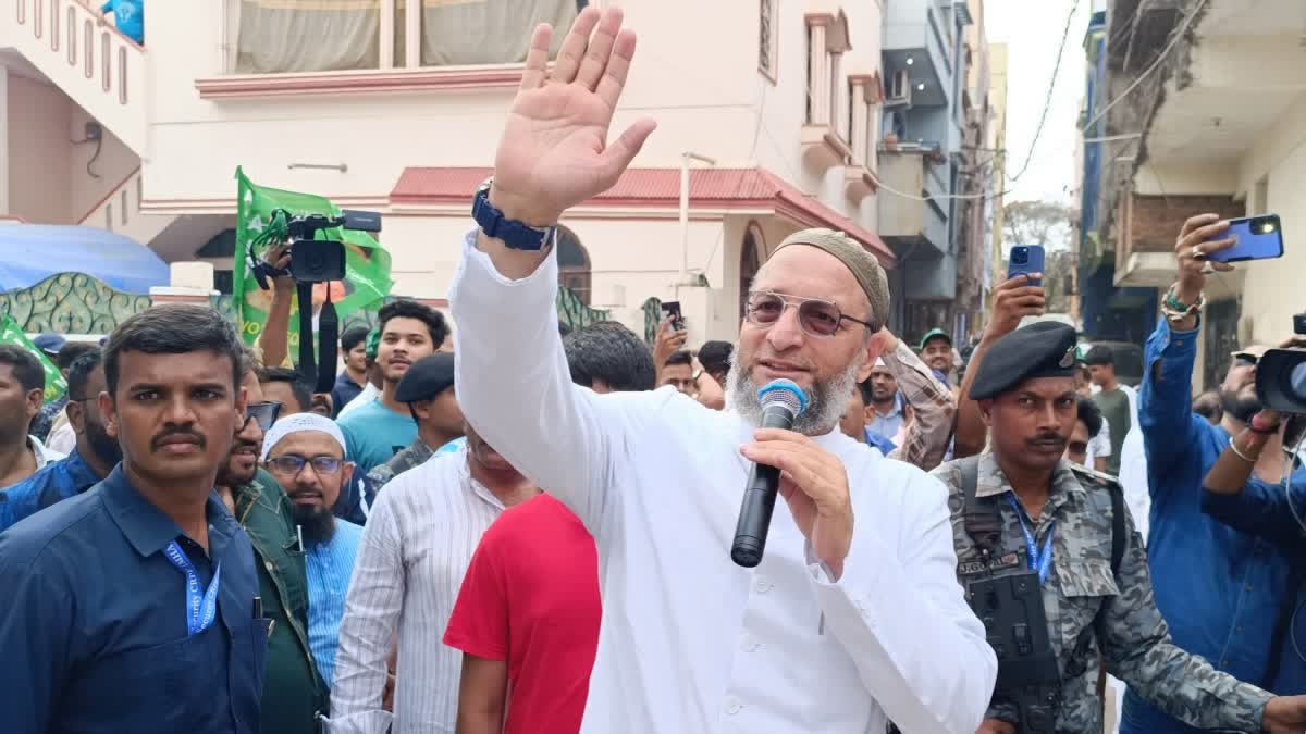 AIMIM CHIEF ASADUDDIN OWAISI  HYDERABAD LOK SABHA SEAT OWAISI  LOK SABHA ELECTION RESULT 2024  LOK SABHA ELECTION