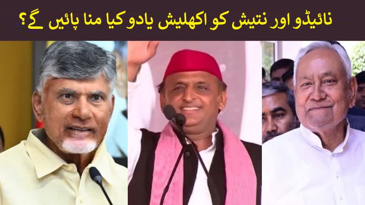 Loksabha Election 2024 Result Akhilesh Yadav was given the responsibility of convincing Chandrababu Naidu and Nitish Kumar