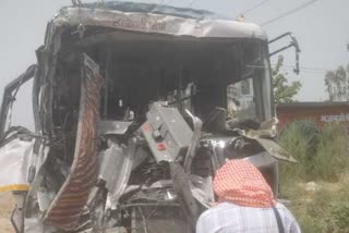 Accident of Uttarakhand Roadways Bus in UP