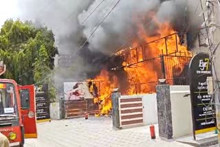 लाजपत नगर स्थित अस्पताल में लगी भीषण आग