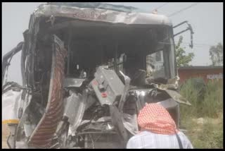 Accident Of Uttarakhand Roadways Bus In UP