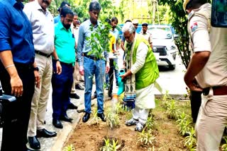 मंत्री प्रेम कुमार ने किया पौधारोपण