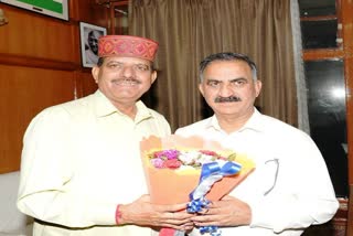 MLA Ranjit met with CM Sukhu