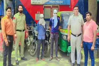 दिल्ली पुलिस ने दो कुख्यात को किया गिरफ्तार.
