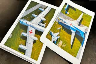 Part of a photo showing Russia's strategic aviation locations.