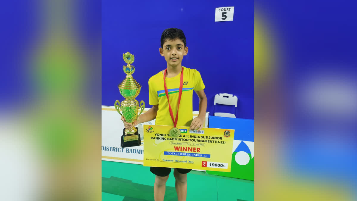 All India Sub-Junior Ranking Badminton ETV BHARAT