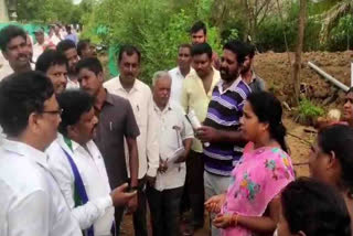 Protest against YCP MLA