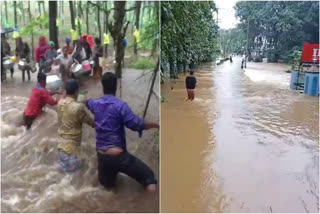 കോട്ടയത്ത് കനത്ത മഴ  Kottayam Rain  ദുരിതത്തിലായി ജനങ്ങൾ  കേരളത്തിൽ കനത്ത മഴ  Kerala Rain  വെള്ളപ്പൊക്കം  മലവെള്ളപ്പാച്ചിൽ  Kottayam Rain Update