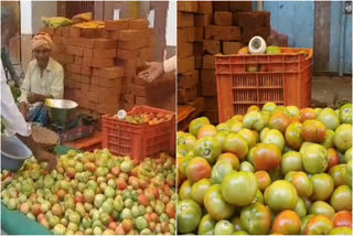 Vender puts CCTV in tomato box to prevent thefts at Karnataka  തക്കാളി സംരക്ഷിക്കാൻ സിസിടിവി  തക്കാളി  Tomato  Vender puts CCTV in tomato box  പച്ചക്കറിക്കടയിൽ സിസിടിവി  CCTV in tomato box