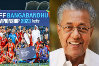 saff cup football  saff cup football final  india saff cup football champions  india kuwait saff cup final  cm pinarayi vijayan  kerala cm  pinarayi vijayan  india  sunil chhetri  sahal abdul samad  cm pinarayi vijayan congratulates india  സാഫ് കപ്പ് ഫുട്‌ബോള്‍  സാഫ് കപ്പ് ഫുട്‌ബോള്‍ ഫൈനല്‍  പിണറായി വിജയന്‍  ഇന്ത്യ കുവൈത്ത് സാഫ് കപ്പ് ഫൈനല്‍  സുനില്‍ ചേത്രി  സഹല്‍ അബ്‌ദുള്‍ സമദ്