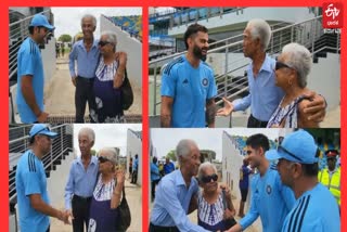 india team rohit sharma virat kohli shubman gill rahul dravid meet sir garfield sobers in barbados