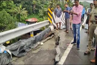 cracks  kuthiran national highway  cracks on road  national highway road  Kuthiran  kuthiran tunnel  കുതിരാന്‍ ദേശീയ പാത  കുതിരാന്‍ ദേശീയപാതയില്‍ വിള്ളല്‍  ഗതാഗതം  അപകട ഭീഷണി  കുതിരാന്‍ തുരങ്കം  തൃശൂര്‍