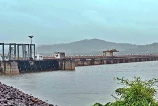 Rain has started in Shimoga district:  Tunga Dam is full