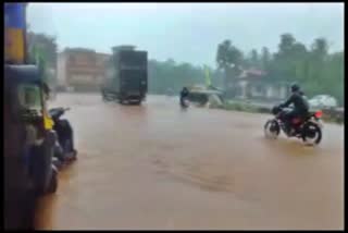 Due to the rain in Karwar, people's life is chaotic