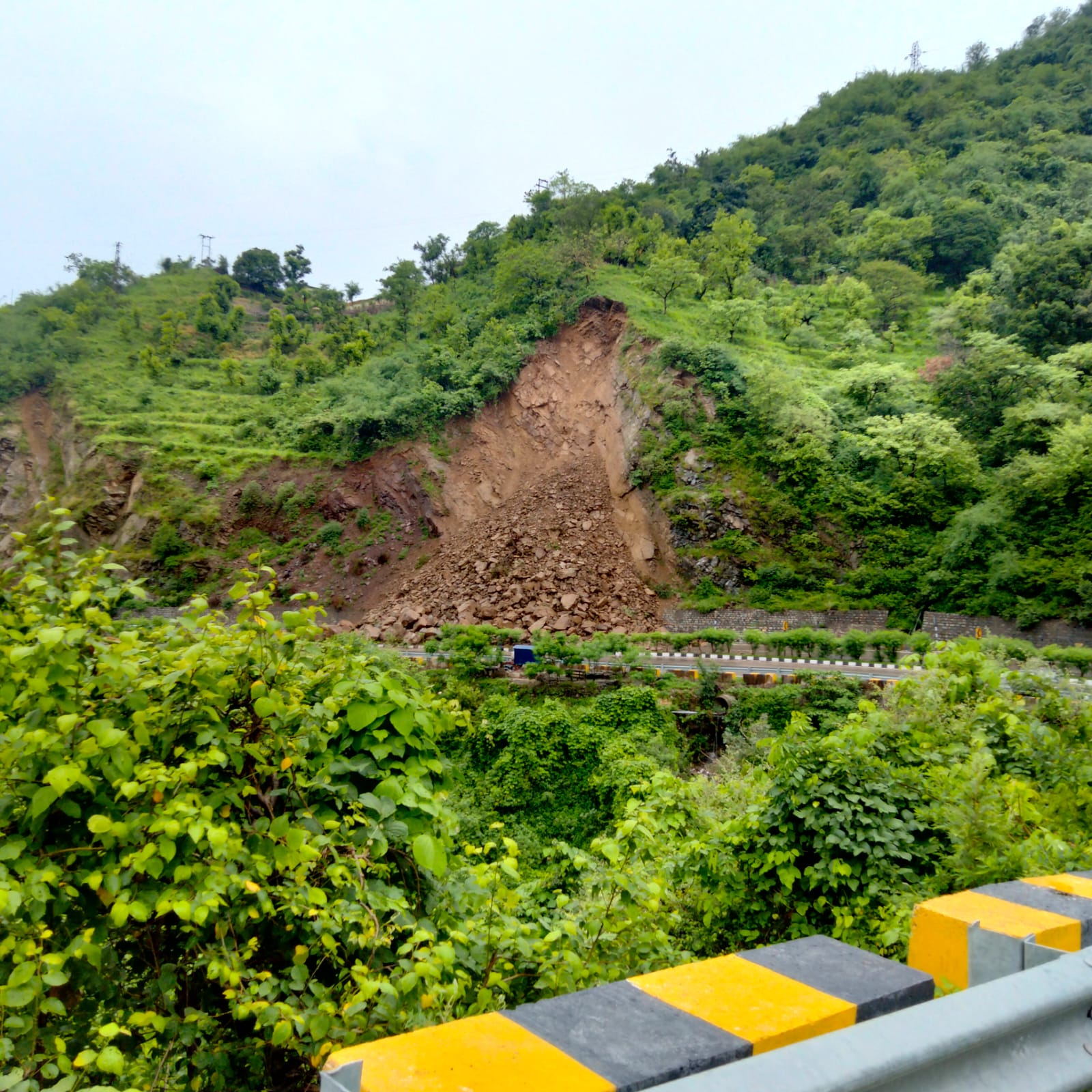 Landslide on Kalka Shimla NH