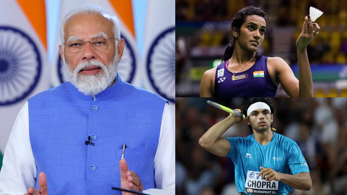 Modi Met Olympic Athletes