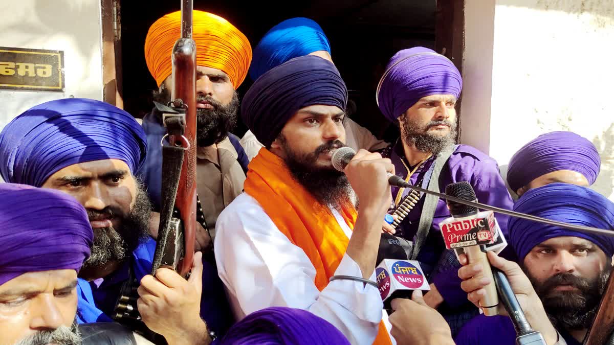 amritpal singh take oath as lok sabha member