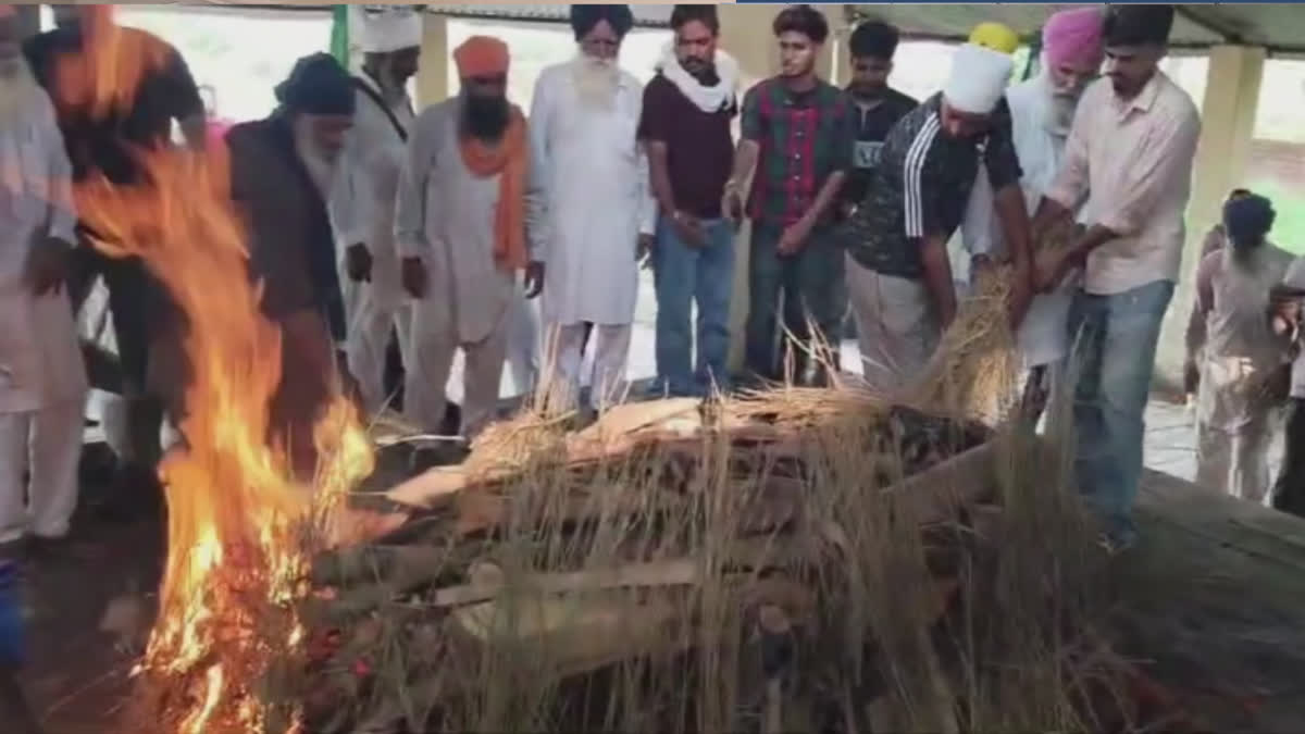 LAST CREMATION OF A FARMER