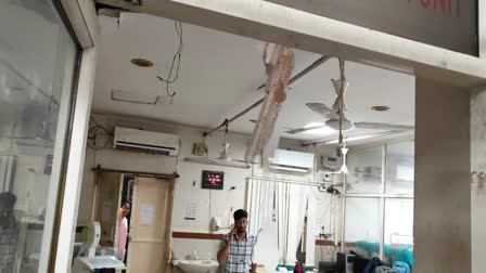 GWALIOR HOSPITAL ICU CEILING collapsed