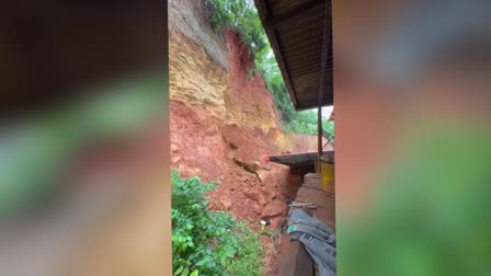 Woman died after hill collapsed on house due to heavy rain in Udupi