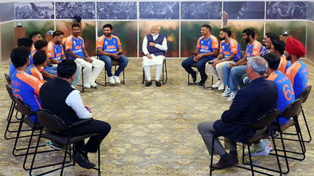 PM Narendra Modi team India meeting