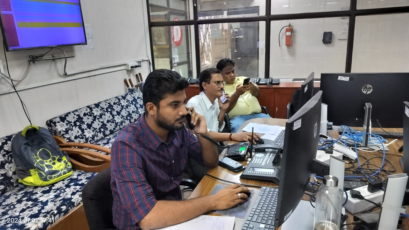 WAR ROOM IN RAILWAY STATION