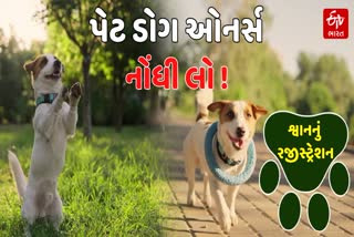 પેટ ડોગની નોંધણી કરાવવી ફરજીયાત