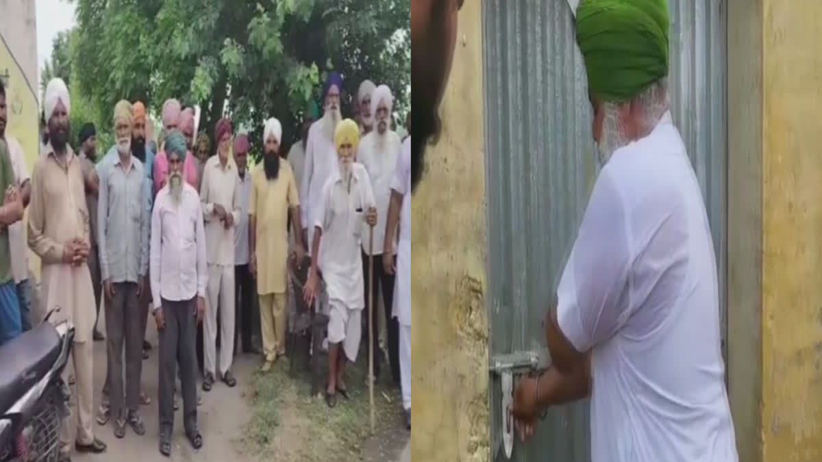 Farmers in Machiwara Sahib protested the election of secretary of Khetbari Sabha
