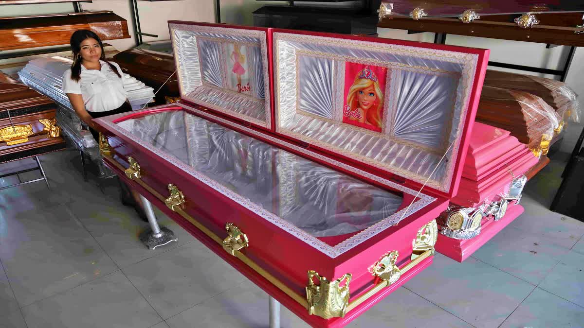 pink coffins