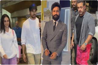 Watch: Sidharth Malhotra, Kiara Advani return from holiday; Vicky Kaushal, Salman Khan spotted out and about in city