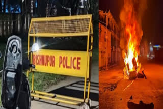 Violence again in Manipur, father and son killed 3 in Bishnupur