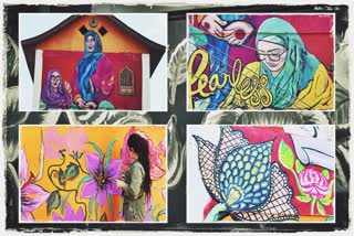 Fearless Collective, a group of South Asian women artists, has arrived in Kashmir to make beautiful murals as part of their initiative to engage with local communities, depicting the work of the artisans, particularly women.