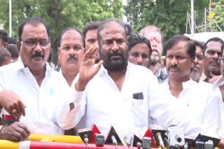 RTC employees strike at rajbhavan