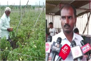Farmer Sagar Gopal Magadum spoke to reporters.